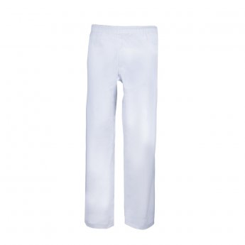 OUTLET White Basic Pants
